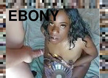 stupid ebony whore rimjob and drinks piss golden shower