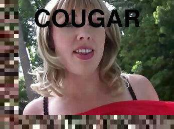 Blonde Cougar StepMom Rides BBC Monster Cock - amateur interracial hardcore