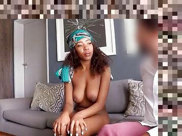 Cute Black Babe Busted Open By BWC Fake Casting Producer