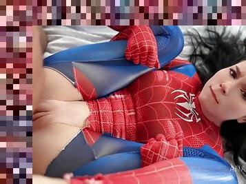 Passionate Spider Woman Vs Fuck Lover Black Spider-girl! Streamvid.net With Sweetie Fox