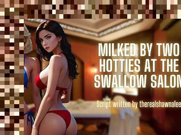 Milked By Two Hotties At The Swallow Salon ? ASMR Audio Roleplay