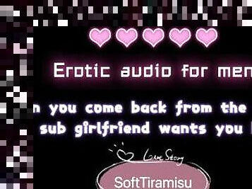 Erotic audio for men :Spank your sub girlfriend and cum inside her