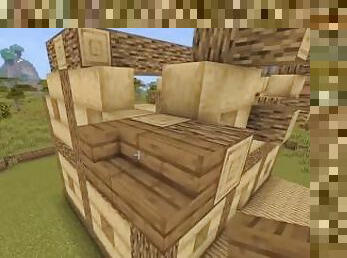 How to build a Log House in Minecraft