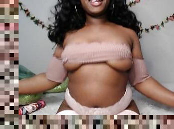 I Love Teasing You With My Bouncy Ebony Boobs