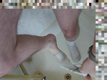 REQUEST - pissing on my dirty feet and socks