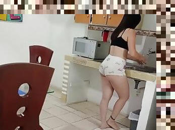 chupanços, pov, cozinha, jovem18, mãe-mother, pénis