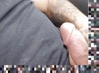 masturbation, orgasme, public, giclée, amateur, ejaculation-sur-le-corps, énorme-bite, branlette, voiture, ejaculation