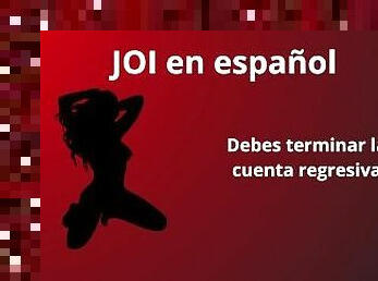 JOI en español, debes terminar la cuenta regresiva