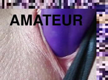 masturbation, chatte-pussy, amateur, jouet, allemand, culotte, horny, parfait, solo, rasé