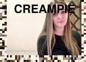 After A Fat Creampie, The Beautiful Blonde Stepmom Will Definitely Want More - POV homemade