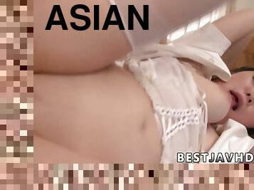 asiatiche, infermiere, pompini, giapponesi, sesso-di-gruppo, trio, calze, esperte