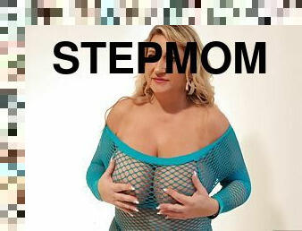 Big-titted Stepmom Melony Her New Outfit...and Gets