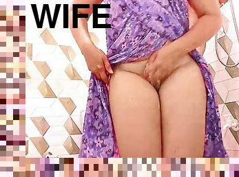 Sex with wife in bathroom