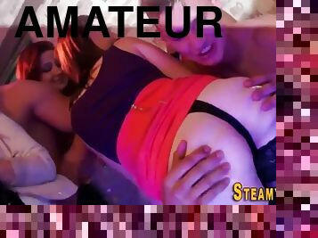 Teens at cfnm orgy suck