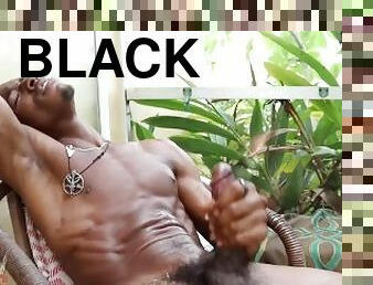 papa, ejaculation-sur-le-corps, énorme-bite, gay, black, ejaculation, pappounet, bite