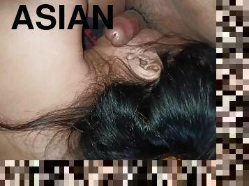 asiatisk, storatuttar, avsugning, milf, tonåring, japansk, avrunkning, moster, tuttar, filipinsk