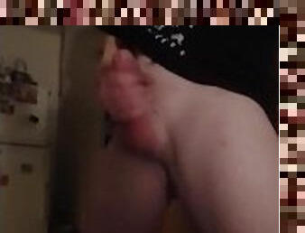 Stroking my cock just to give a lil show. Enjoy