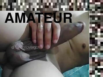 énorme, amateur, ejaculation-sur-le-corps, énorme-bite, branlette, ejaculation, argentine, bite