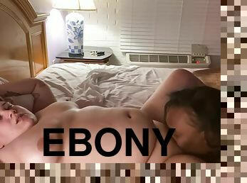 Ebony Bbw Eating Out Sexy White Stud