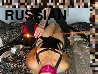 Russian Milf Gets Hot Waxed Poured On Her And Fucked Hard