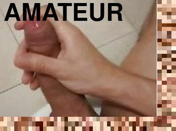 baignade, masturbation, amateur, ejaculation-sur-le-corps, énorme-bite, ados, branlette, point-de-vue, ejaculation, solo