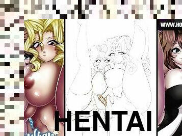 Anzu y Mai Yu Gi Oh tetonas y culonas HENTAI más Futanari por HotaruChanART