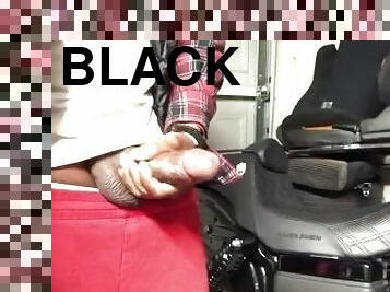 Big black dick cumshot