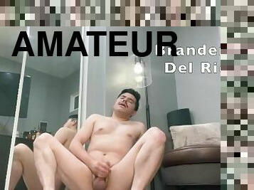 Branden Del Rio Naked Rides a Dildo