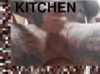 Cum Drip in the Kitchen 2