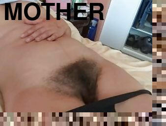 pass my cock up the beautiful stepmother's ass and she puts her fingers in her pussy