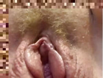 clito, masturbation, orgasme, chatte-pussy, giclée, amateur, milf, point-de-vue, solo, humide