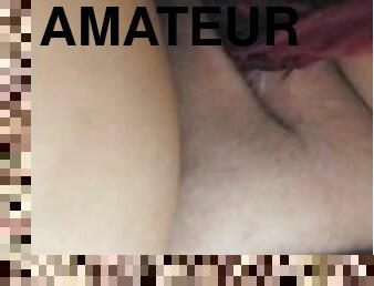 chatte-pussy, amateur, point-de-vue, chatte, fétiche, solo