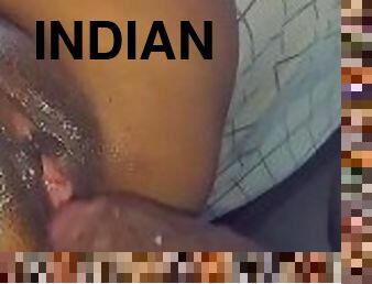 after the squirt Indian pussy bbc