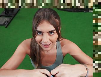 Selina Bentz works out and fucked in the gym