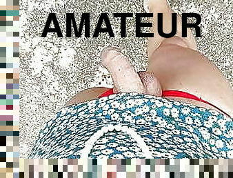 masturbation, en-plein-air, transsexuelle, amateur, mature, énorme-bite, solo