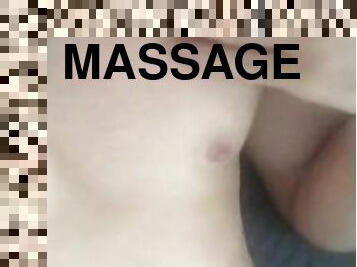 Massaging Muscle Chest POV