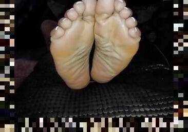 French pedicure wrinkled soles *onlyfans @prettyfeet88 for exclusive content