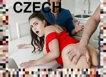 papa, muschi, junge, tochter, fantasie, czech, brunette, wirklichkeit