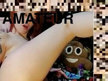 masturbation, amateur, anal, rousse, solo