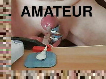 masturbation, amateur, ejaculation-sur-le-corps, jouet, gay, allemand, bdsm, jeune-18, ejaculation, minet