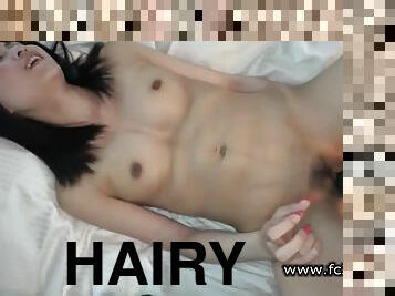 Hairy Nipponese Naughty Teen Incredible Sex Clip