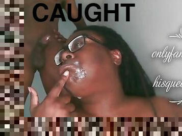 His Queen Suga - Gets caught up in dick while editing full vid onlyfans deepthroat gagging