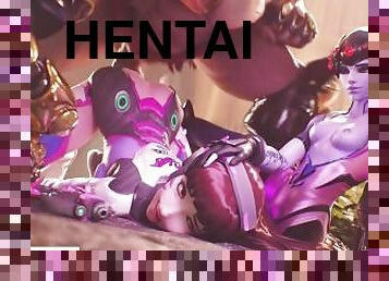 Widowmaker Watch Hard Anal Fucking Dva  Hottest Hentai Overwatch 4k 60fps