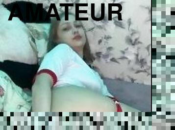 masturbation, orgasme, chatte-pussy, amateur, babes, ados, jouet, ejaculation, solo, bite