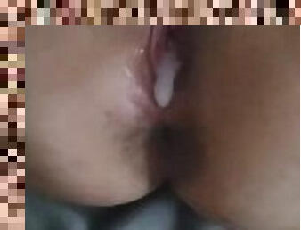 Pussy leaking cum