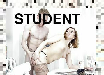 røv, student, lærer, milf, blond