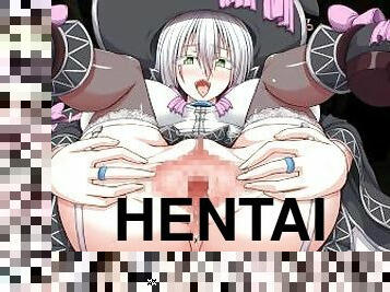 Witch of eclipse hentai game - A sexy magical girl hardcore fucked by guards in  a cave
