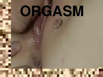 orgasmo, cona-pussy, dedos