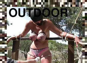 Outdoor Tit Torture