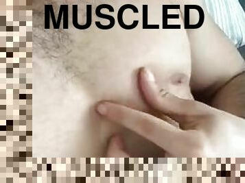 Playing With Chest Muscle